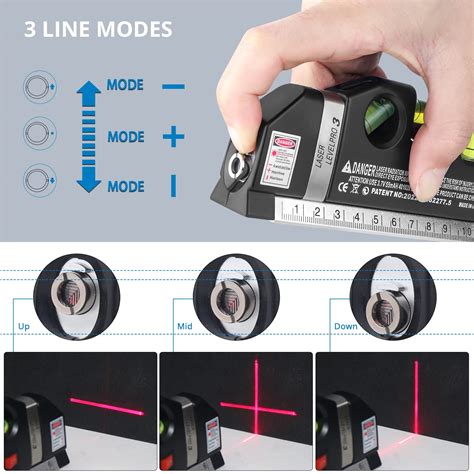 Snapklik Laser Level Line Tool Qooltek Multipurpose Cross Line