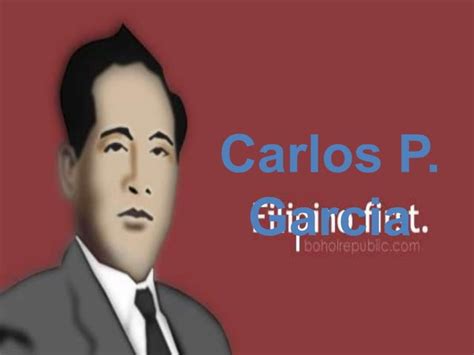 Carlos P Garcia By Morris John S Diaz Ppt