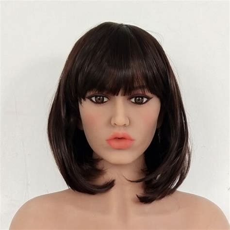 Realistic Sex Doll Head TPE Lifelike Oral Sex Thick Lips Love Toy Heads