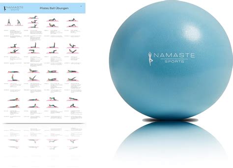 NAMASTE Sports Pilatesball 25cm Gymnastikball Klein Gummiball