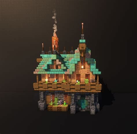 Copper House Minecraft Minecraft Steampunk Minecraft Shops Cute