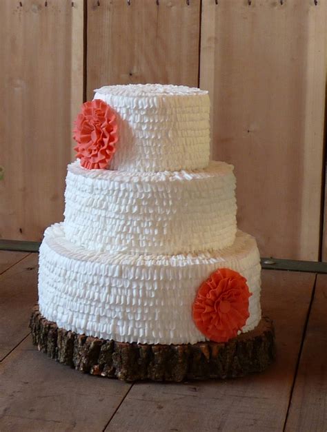 Buttercream Ruffle Brides Cake CakeCentral