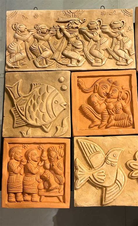 Terracotta Wall Tiles In Kolkata Srejonee Art Creations