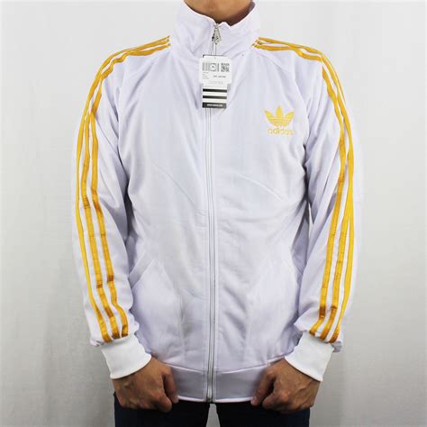 Jual JAKET ADIDAS FIREBIRD PUTIH LIST HITAM SIZE M L XL XXL XXXL