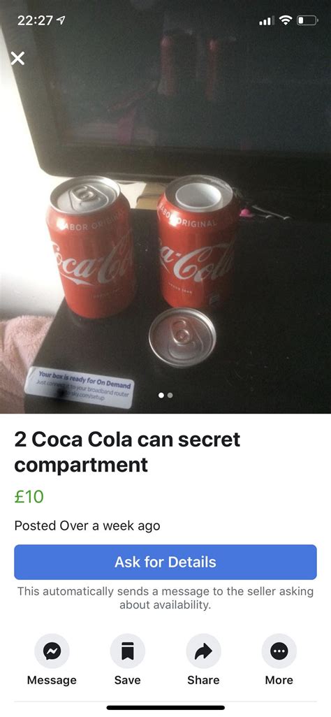 A Coke can with the top cut off for £10 : r/CrackheadCraigslist