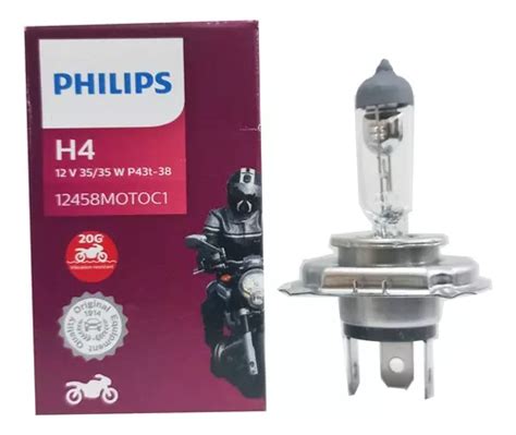 Lampada Farol Titan Fan 125 150 Bros 2014 Philips Original MercadoLivre