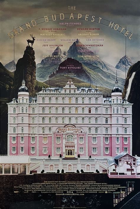 The Grand Budapest Hotel Movie Poster - Original Poster