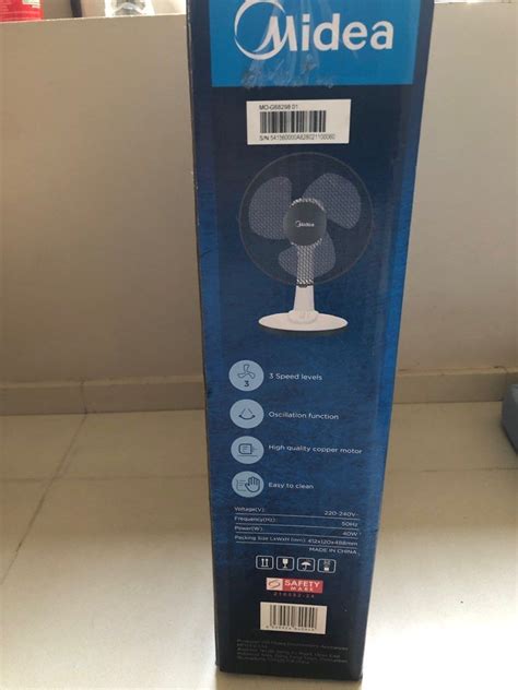 Midea Table Fan Brand New Furniture Home Living Lighting Fans