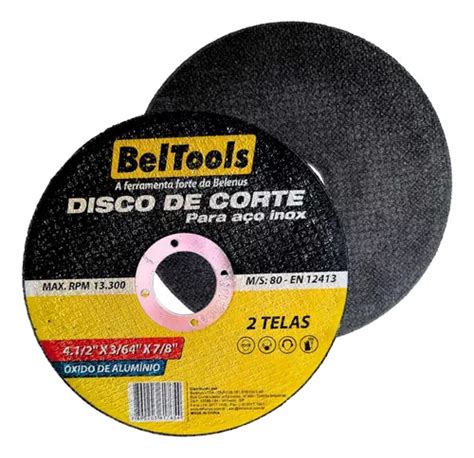 Disco Corte Fino Inox X X A O Ferro Beltools Mercadolivre