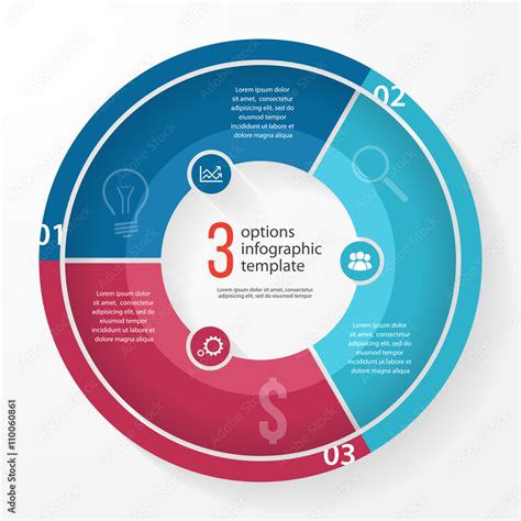 Vector Business Pie Chart Template For Graphs Charts Diagrams