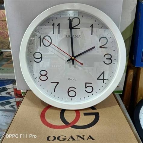 Jual JAM DINDING OGANA NEW MODEL POLOS DIAMETER 30 Jakarta Barat