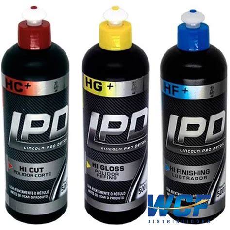 Kit Polimento Lincoln Lpd Hi Cut Hi Gloss E Hi Finishing