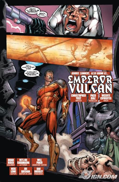 X-Men: Emperor Vulcan Preview - Marvel Comics Photo (244312) - Fanpop