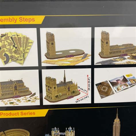 Notre Dame De Paris 3D Puzzle National Geographic S