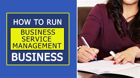 How To Run Business Service Management Business Business Management