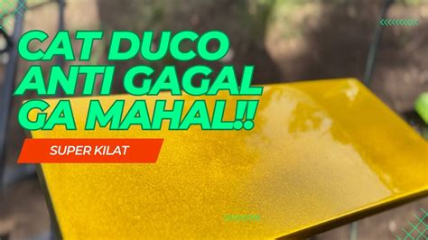 CAT DUCO MURAH ANTI GAGAL Cara Cat Duco Triplek Multiplek Tapa Dempul