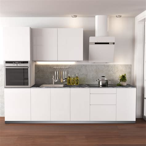 Cocina En Kit DELINIA Id Con Altos TOKIO Blanco Brillo 3 00 M Leroy