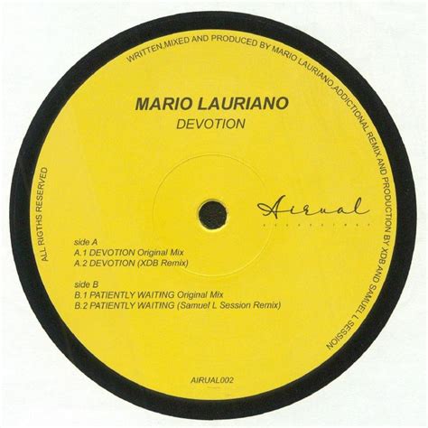 Mario Lauriano Devotion Rana Musica Record Store