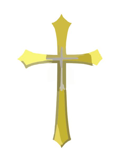 Gold Cross Clip Art At Vector Clip Art Online Royalty Free