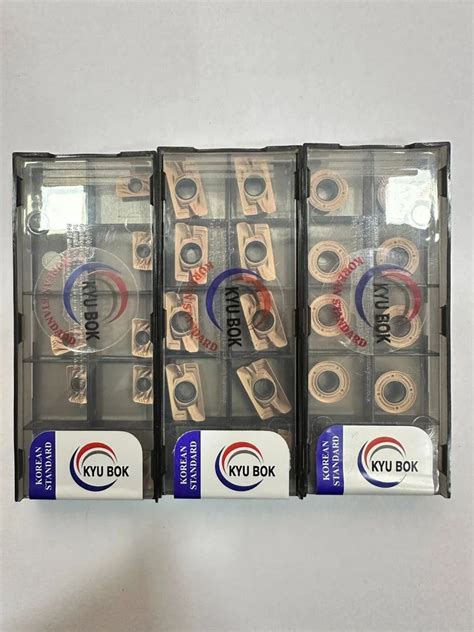 KYUBOK PREMIUM APMT RPMT MILLING INSERTS For CNC Machine At Rs 95