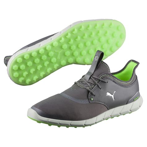 PUMA Leather Ignite Spikeless Sport Men's Golf Shoes in Green for Men ...