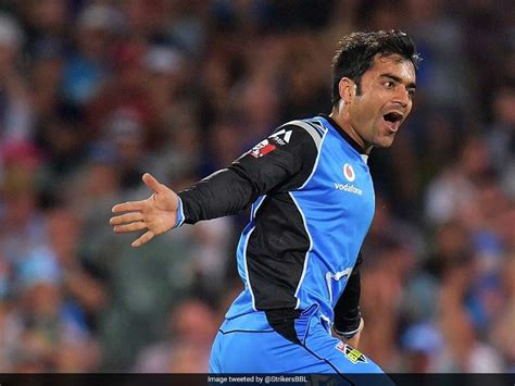 Big Bash League Rashid Khan Bags Man Of The Match Award In His