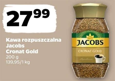 Promocja Kawa Rozpuszczalna Jacobs Cronat Gold G W Netto