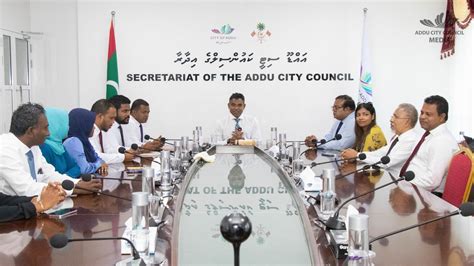 Vice President Meets Members Of Addu City Council The Times Of Addu