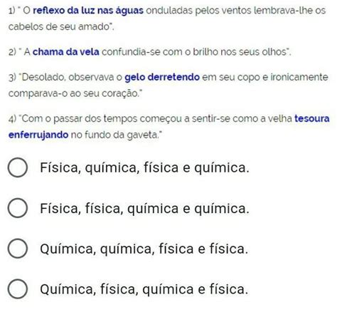 5 Analise Os Trechos Destacados Das Frases Abaixo E A Seguir Assinale