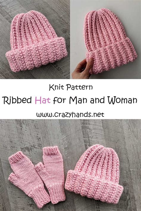 Flat Knit Diagonal Hat Free Pattern Artofit