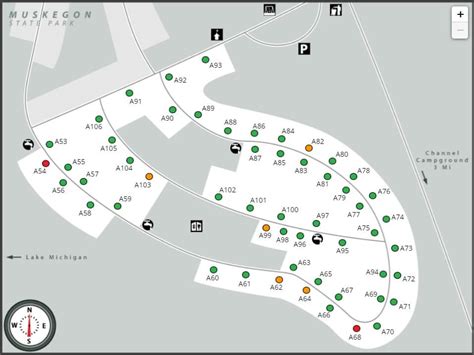 Muskegon State Park Map