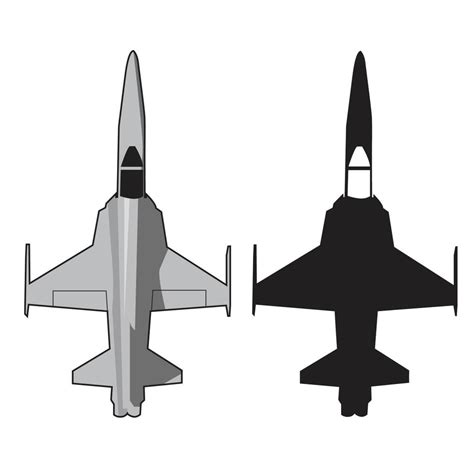 modern jet fighter icon set top view vector design 7607600 Vector Art ...