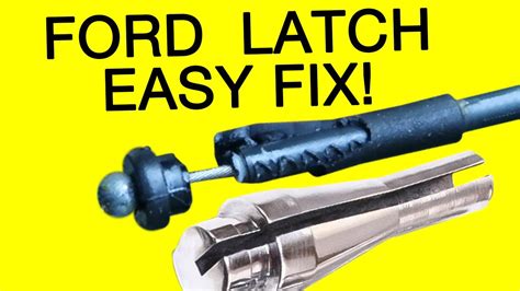 Ford E 150 Van Door Latch Cable Repair Diy Youtube