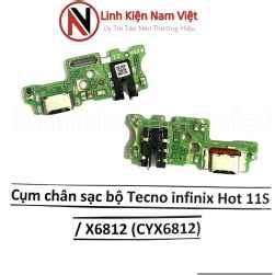 Cụm chân sạc bộ Tecno infinix Hot 11S X6812 CYX6812 Linh Kiện