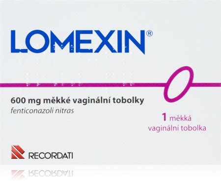 Lomexin Lomexin 600mg vaginální tobolka při kvasinkové infekci a zánětu