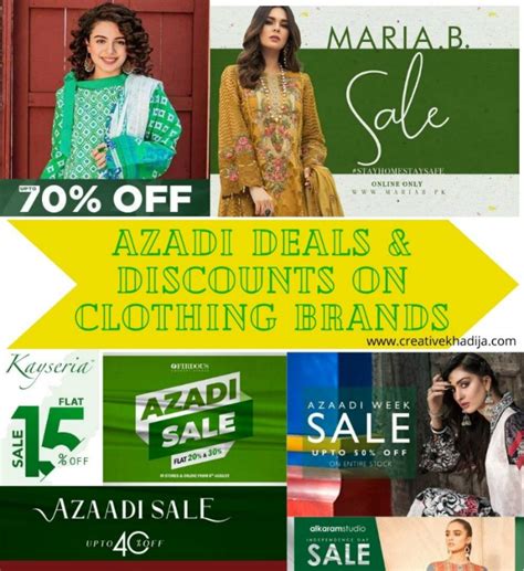 Azadi Deals And Discounts On Pakistani Designer Lawn Creative Khadija