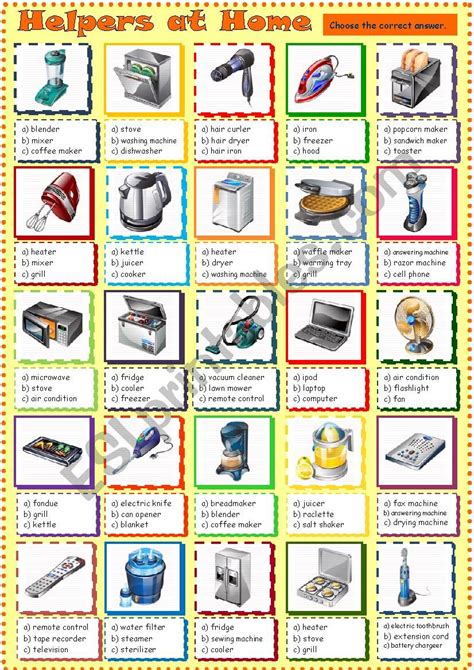 Helpers At Home 3 Esl Worksheet By Krümel