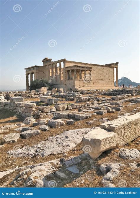 Cerro De La Acr Polis Famoso Monumento Antiguo Que Incluye El Parten N