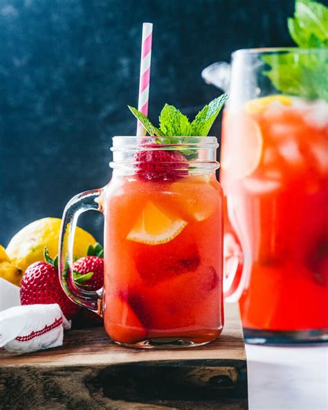 Easy Strawberry Lemonade A Couple Cooks