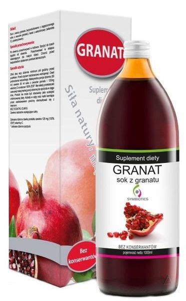 Sok Z Granatu Granat 1000ml Naturalny SYMBIOTICS Arena Pl