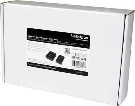 Startech Extensor Hdmi Sobre Cat E Cat De Pies Ft