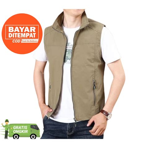 Jual Rompi Casual Rompi Keren Rompi Lapangan Rompi Pria Vest