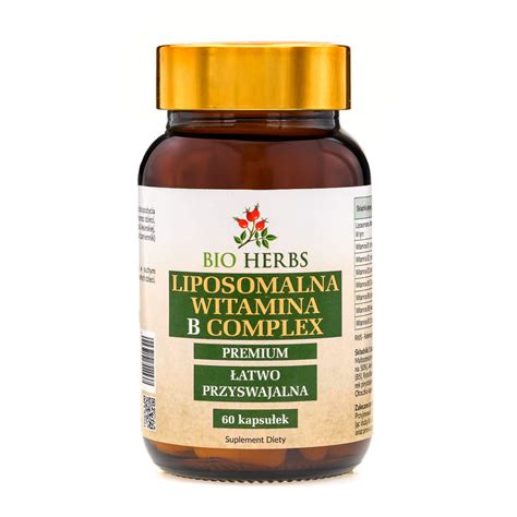 Liposomalna Witamina B Complex 60 kapsułek Eco Herbs