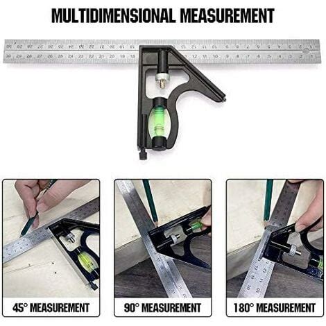 R Gle D Angle De Combinaison R Glable En Acier Inoxydable Avec Niveau