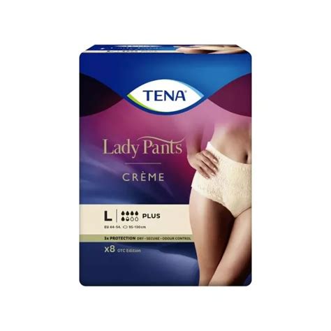 Tena Lady Pants Plus Creme Majtki Ch Onne Rozmiar L Sztuk