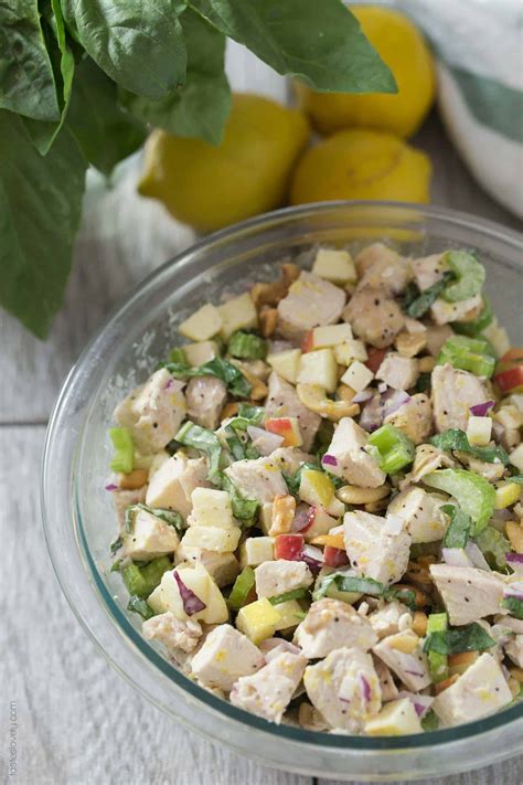 Paleo Lemon Basil Chicken Salad Tastes Lovely