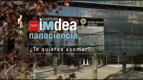 Instituto Madrileño de Estudios Avanzados en Nanociencia Te quieres