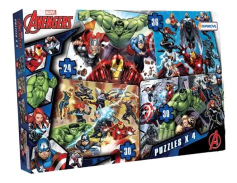 Puzzles Rompecabezas Marvel Avengers Pzs Vengadores Mercadolibre