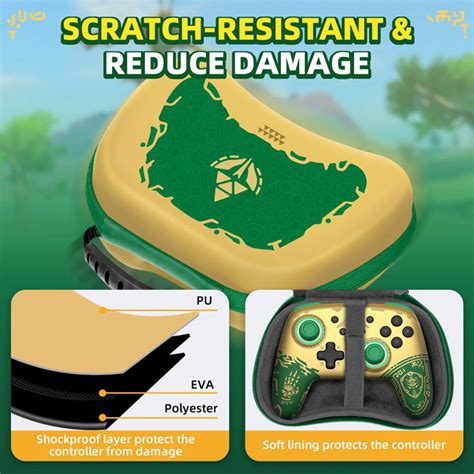 Iine Switch Pro Controllersplit Pad Case The Legend Of Zelda Tears Of The Kingdom Phụ Kiện