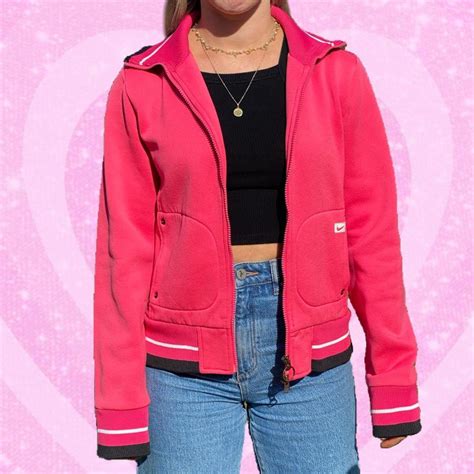Vintage Nike Hot Pink Jacket VINTAGE Ive Depop